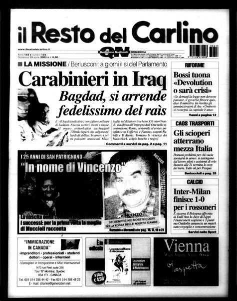 Il Resto del Carlino : giornale dell'Emilia
